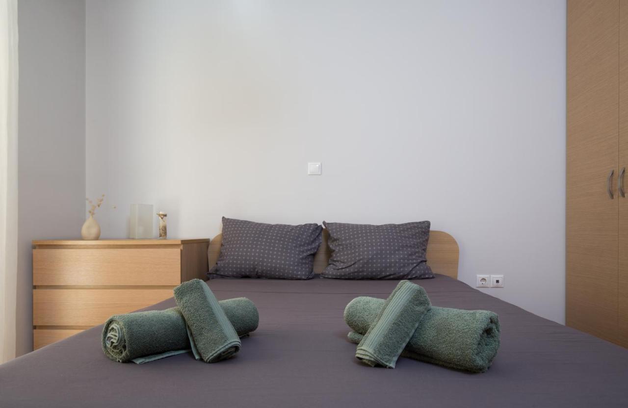 Lovely New Βuild Flat Near Metro - Free Parking Athén Kültér fotó