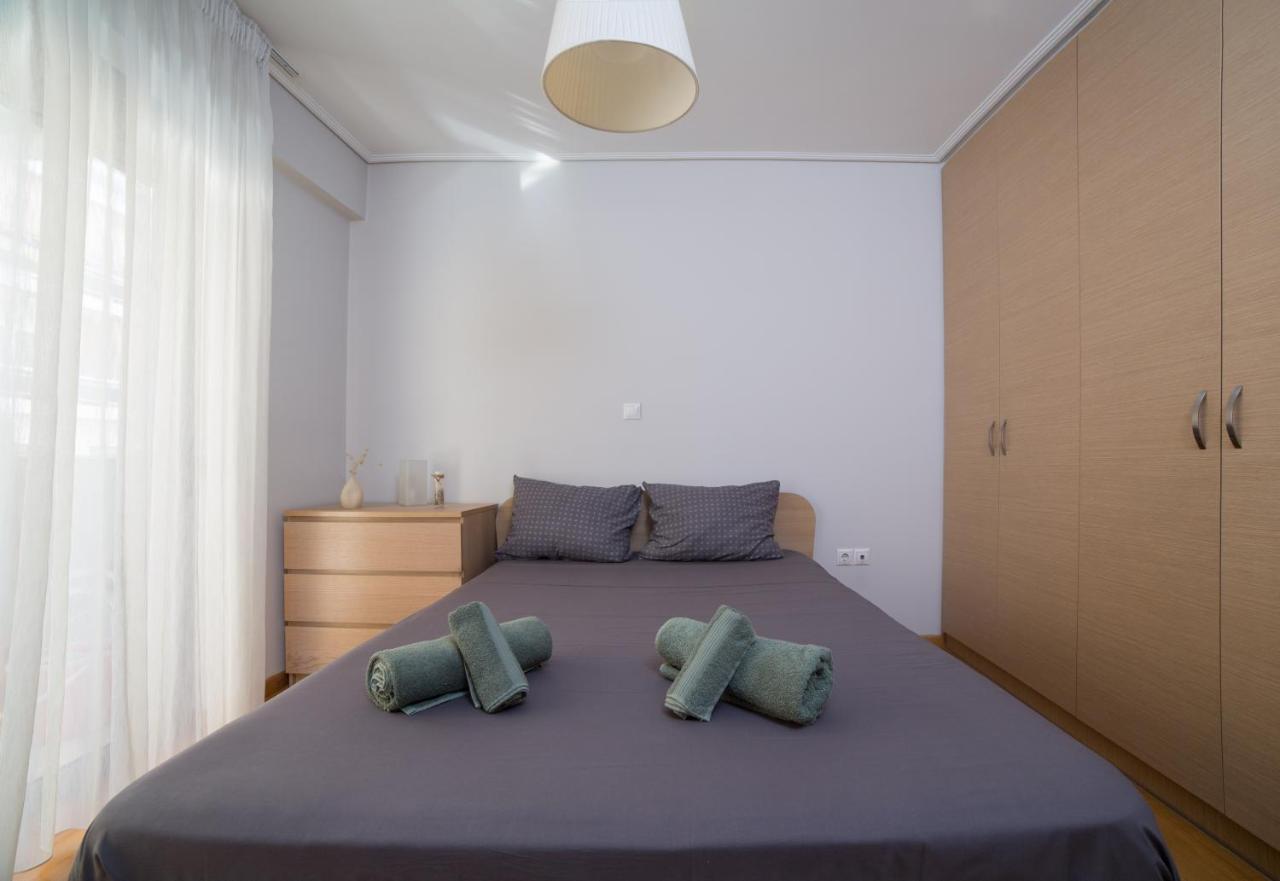 Lovely New Βuild Flat Near Metro - Free Parking Athén Kültér fotó