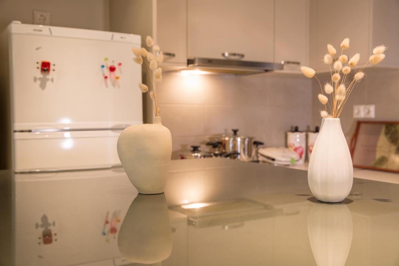 Lovely New Βuild Flat Near Metro - Free Parking Athén Kültér fotó
