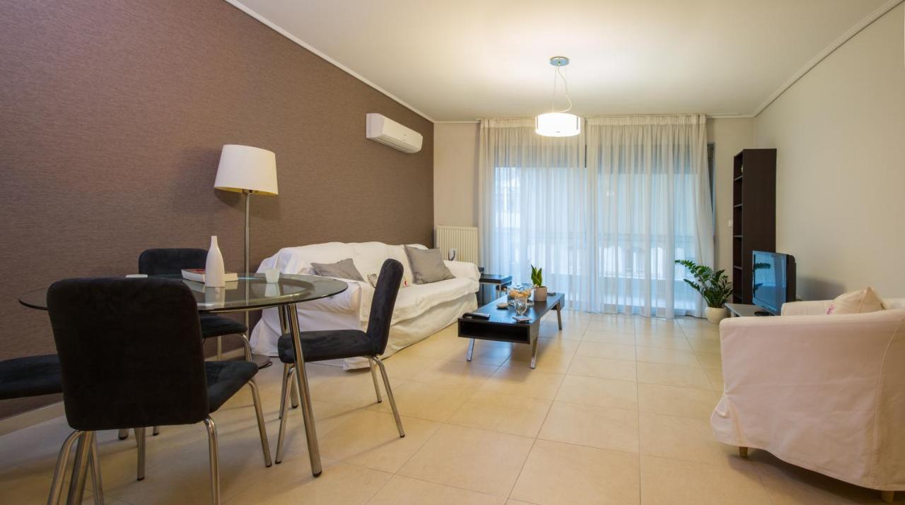 Lovely New Βuild Flat Near Metro - Free Parking Athén Kültér fotó