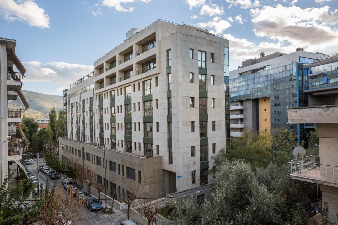 Lovely New Βuild Flat Near Metro - Free Parking Athén Kültér fotó