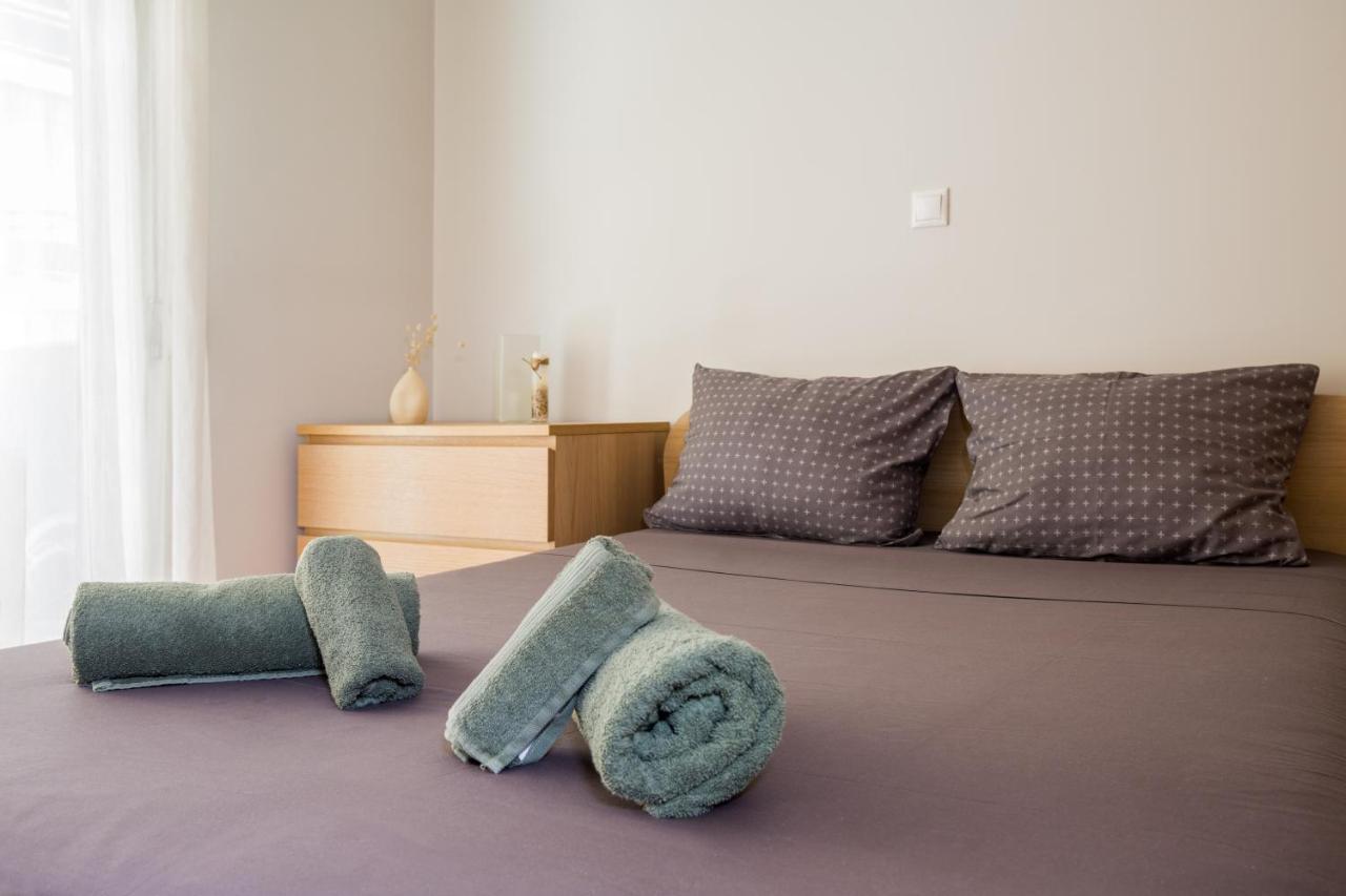 Lovely New Βuild Flat Near Metro - Free Parking Athén Kültér fotó