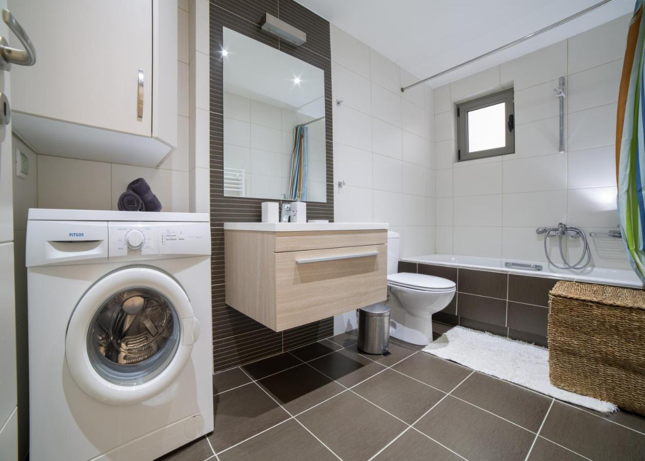 Lovely New Βuild Flat Near Metro - Free Parking Athén Kültér fotó